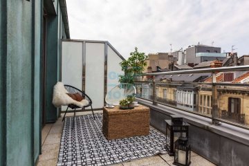 Foto 9 de Espectacular piso en venta exterior con terraza de 44 m2 en calle Moraza en el centro de San Sebastián.