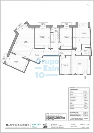 Foto 30 de Magnífica propiedad en venta ubicada en un edificio señorial, situada en una de las zonas más elegantes del céntrico barrio de Gros. San Sebastián.