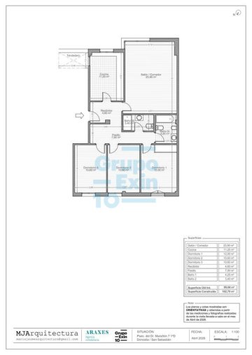 Foto 30 de Amplia vivienda familiar en venta en Mons Barrio de Intxaurrondo de San Sebastián bien comunicado con el centro de la ciudad.