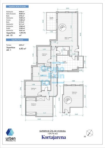 Foto 40 de Amplia vivienda totalmente exterior con terraza y plaza de aparcamiento.