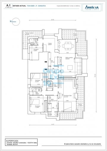 Foto 7 de Toki Eder. Espectacular ático reformado, muy luminoso, con terrazas, garaje y trastero. Foto 7 de Toki Eder. Espectacular ático reformado, muy luminoso, con terrazas, garaje y trastero.
