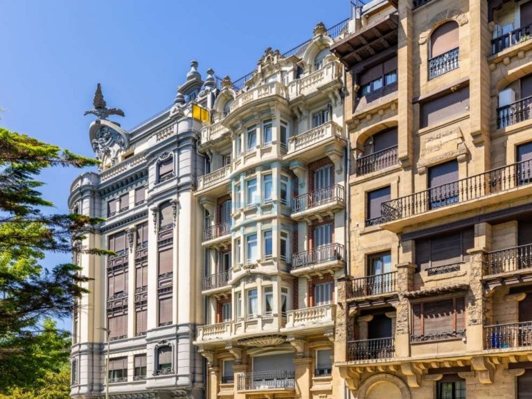 Vivienda en venta cerca de La Concha, en el corazón de la zona romántica de San Sebastián.