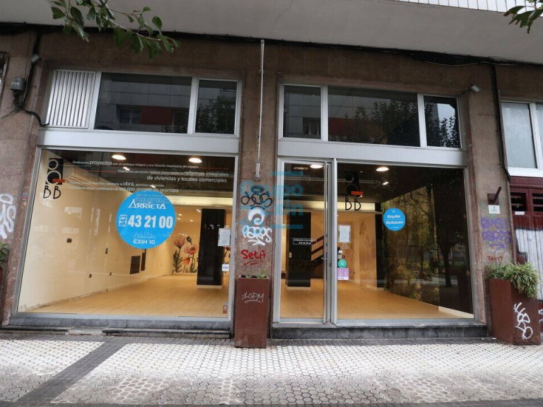 AMARA. Local comercial en la trasera de la Avd. Madrid. 84m2 de planta nivel calle
